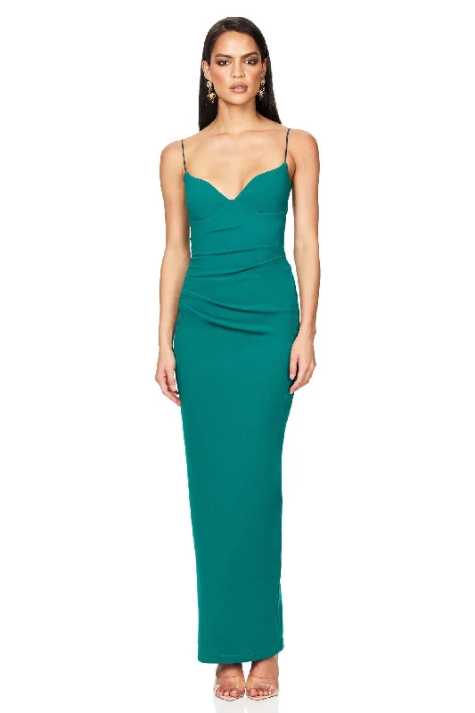 Ladies maxi dress gradient -Nookie Affinity Maxi Dress - Jade