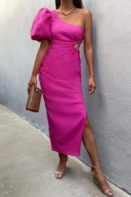 Ladies maxi dress sapphire -Marlow Maxi Dress - Fuchsia