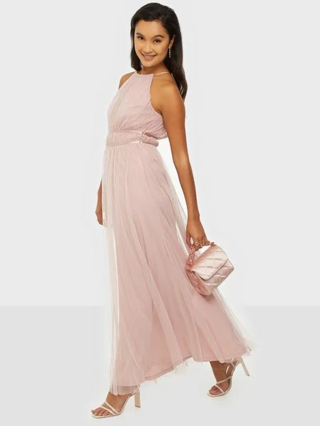 Ladies maxi dress beach -Ynnea Halterneck Maxi Dress