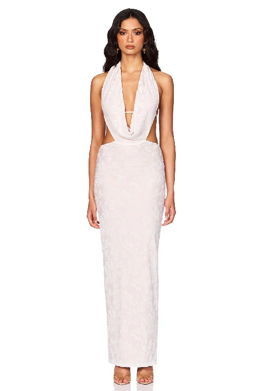 Ladies maxi dress evening -Nookie Isabella Maxi Dress - White