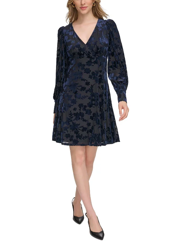 Ladies party dress mesmerizing -Womens Velvet Cocktail And Party Dress