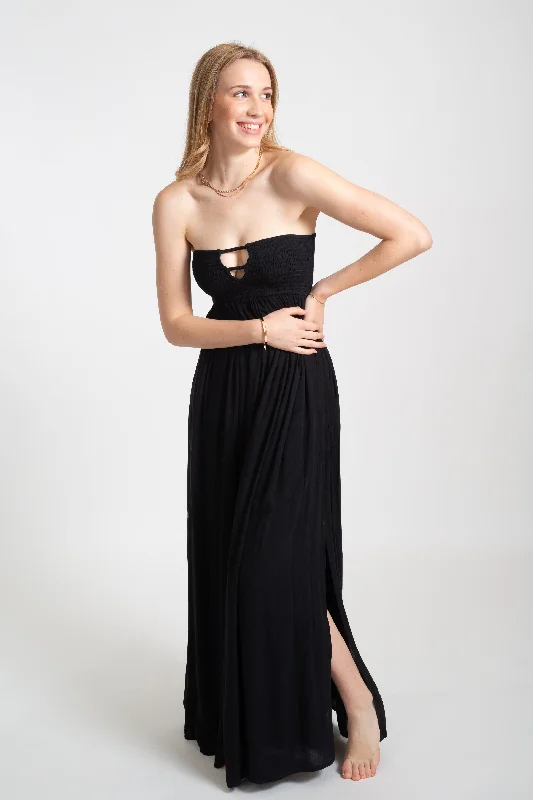 Ladies maxi dress spring -Miami Bandeau Maxi Dress