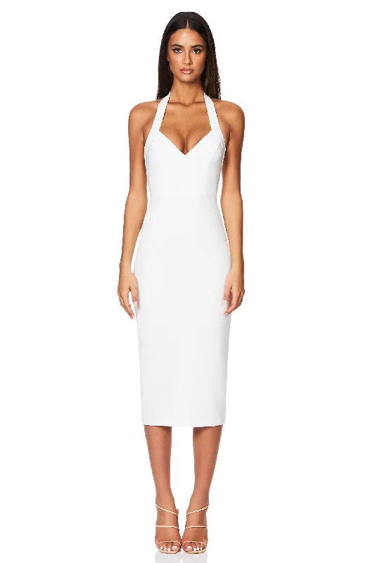 Women's midi dress fall -Nookie Love Affair Midi Dress - White