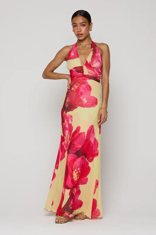 Ladies maxi dress quiet -Chelsea Maxi Dress in Crawford