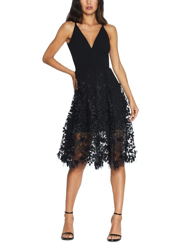 Ladies party dress holiday gala -Darleen Womens Mesh G Cocktail and Party Dress