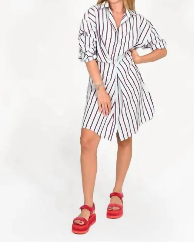 Women's shirt dress vintage check -Lilli Shirtdress In Saltwater | Saltwater