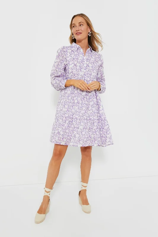 Ladies mini dress sapphire -Lilac Lucrecia Romy Mini Dress