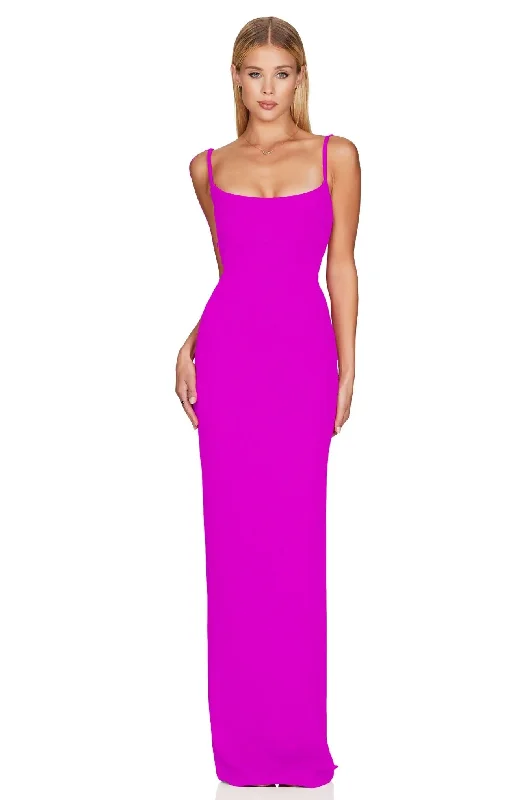 Ladies maxi dress night event -Nookie Bailey Maxi Dress - Electric Pink