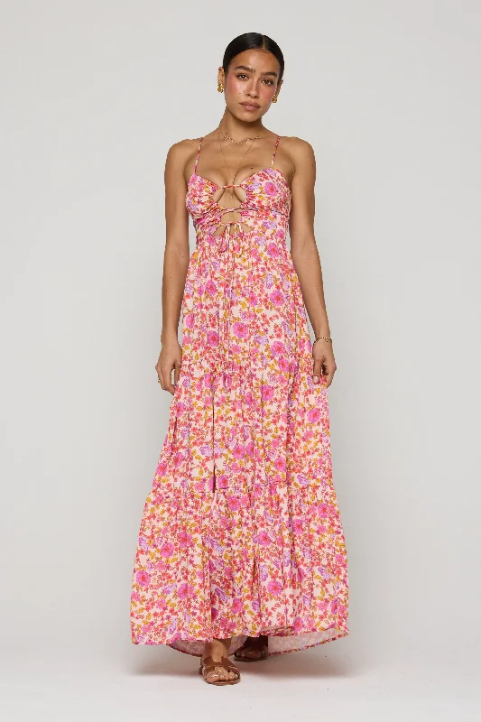 Ladies maxi dress mosaic -Gabi Maxi in Augusta