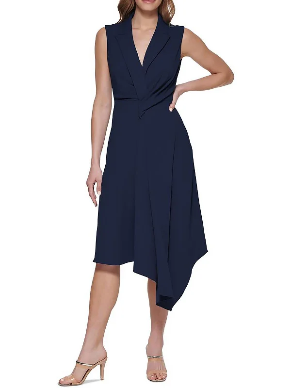 Ladies party dress date night -Womens Asymmetric Long Cocktail and Party Dress