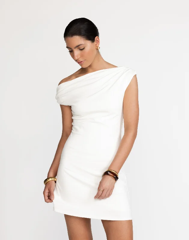 Ladies mini dress tube -Jessi Mini Dress (White)